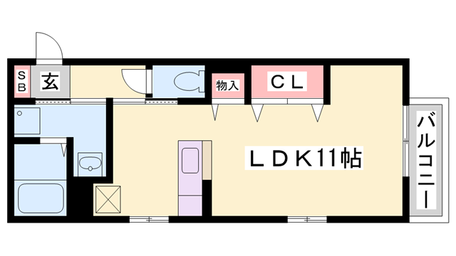 物件間取画像