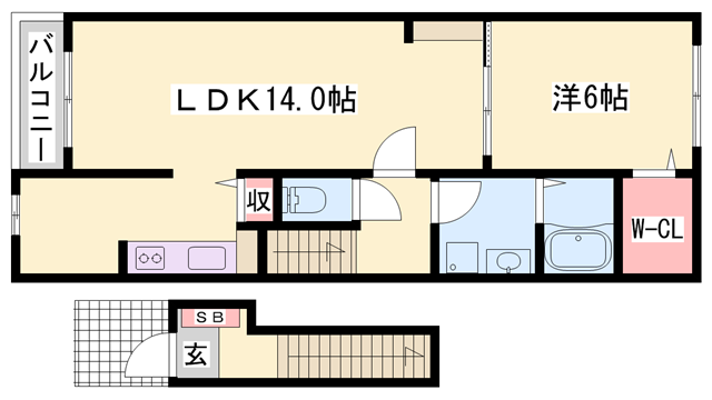 物件間取画像