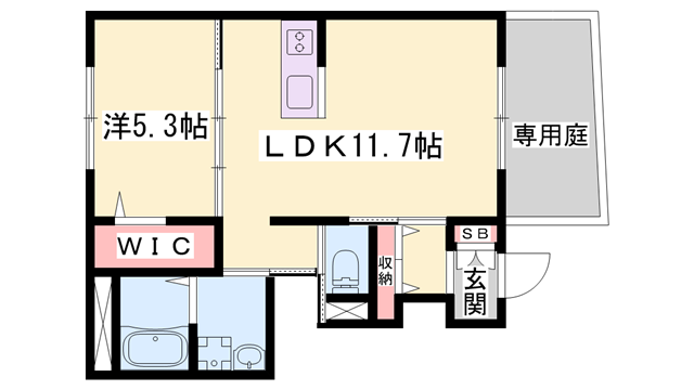 物件間取画像