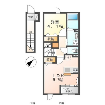 物件間取画像