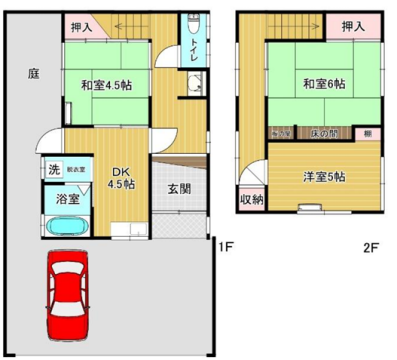 物件間取画像
