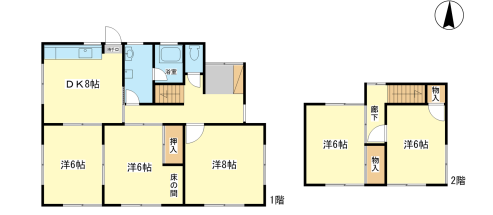 物件間取画像