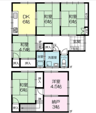 物件間取画像