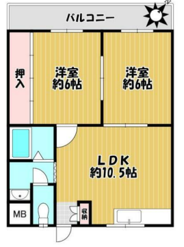 物件間取画像