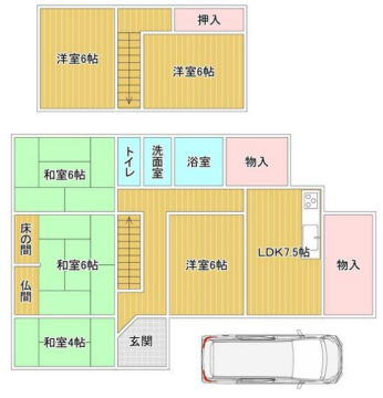 物件間取画像