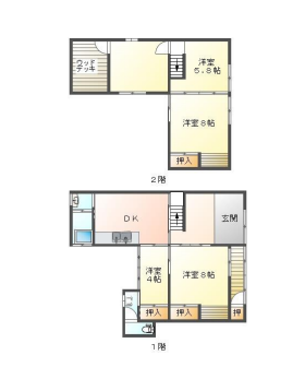 物件間取画像