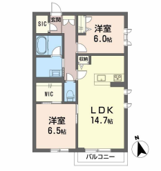 物件間取画像