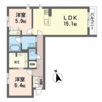 物件間取画像