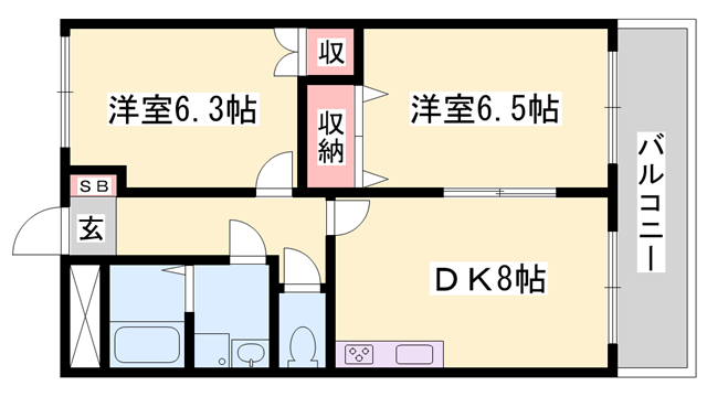 物件間取画像