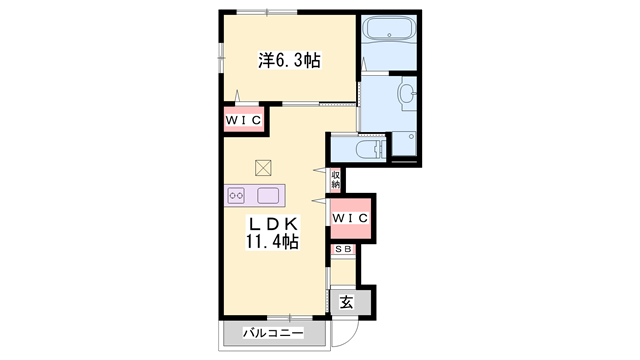 物件間取画像