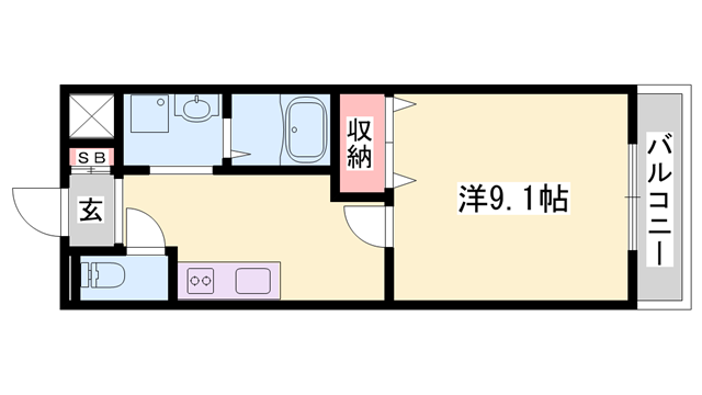 物件間取画像