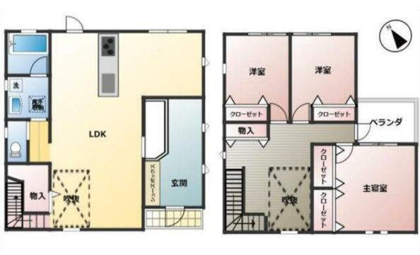 物件間取画像