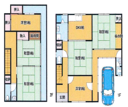 物件間取画像