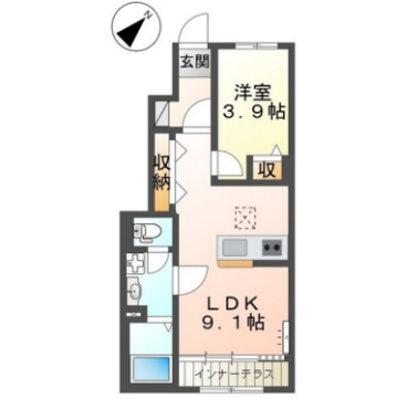 物件間取画像