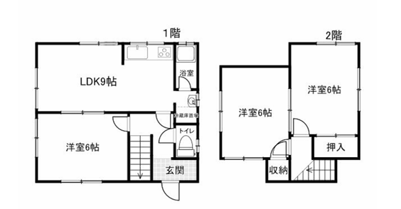物件間取画像