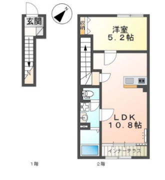 物件間取画像
