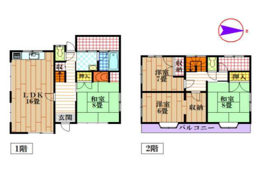 物件間取画像