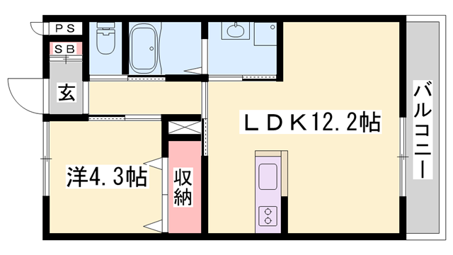 物件間取画像