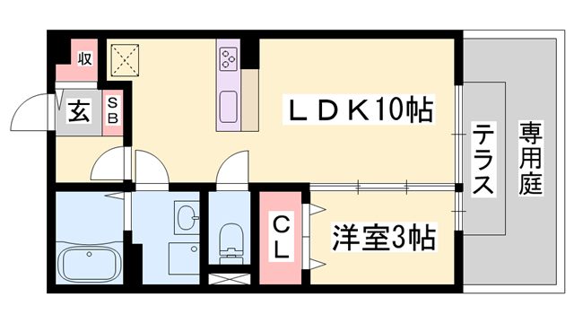 ジュネス谷川の物件間取画像