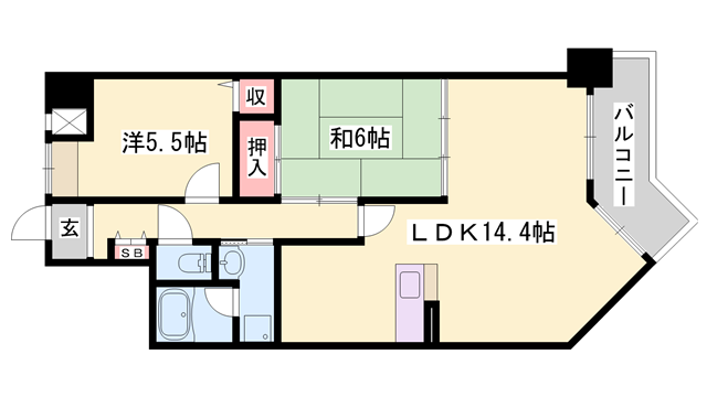 コーポ青山Ⅲの物件間取画像