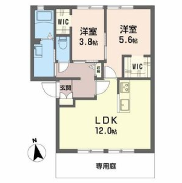 物件間取画像