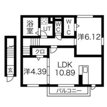 ＨＥＩＭ　ＳＰＩＣＡ　A棟の物件間取画像