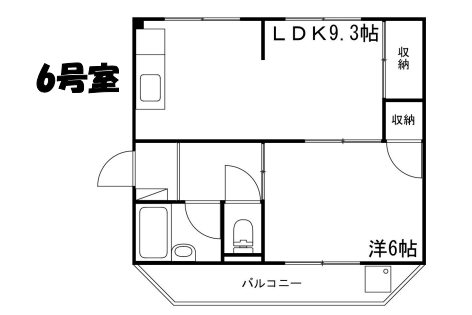 ノーブル岡田の物件間取画像