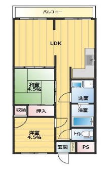 物件間取画像