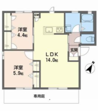物件間取画像