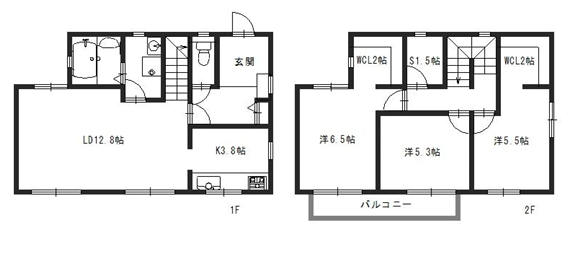 物件間取画像