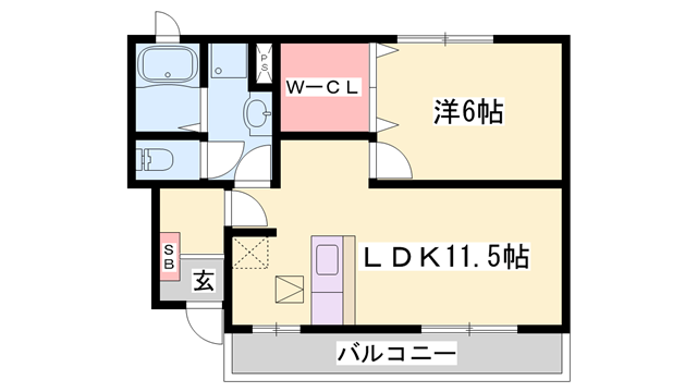 カルムメゾンの物件間取画像