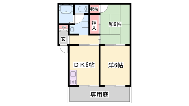 物件間取画像