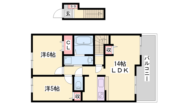 物件間取画像
