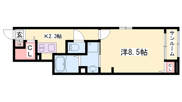 物件間取画像