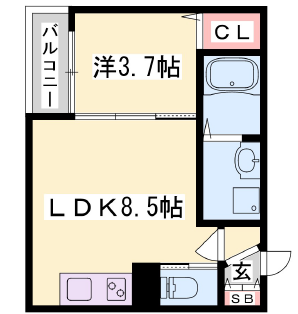 物件間取画像