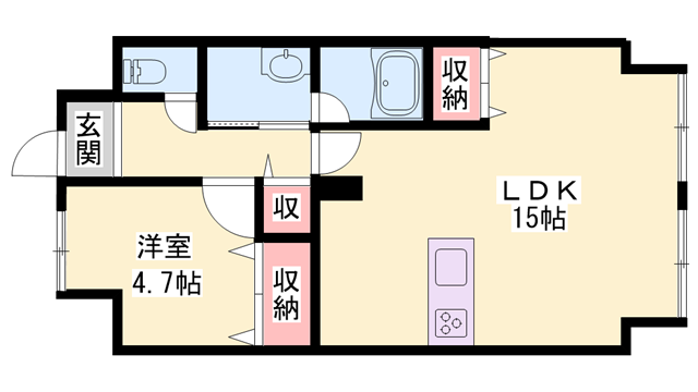 物件間取画像