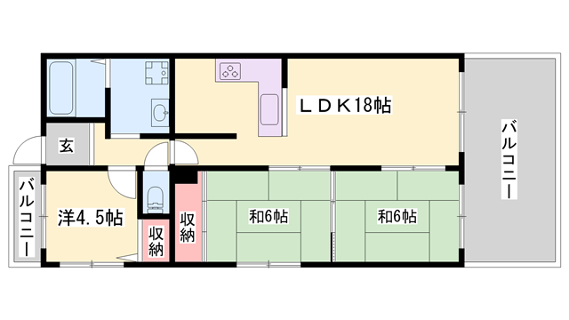 物件間取画像