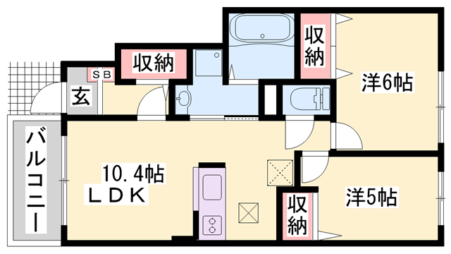 物件間取画像