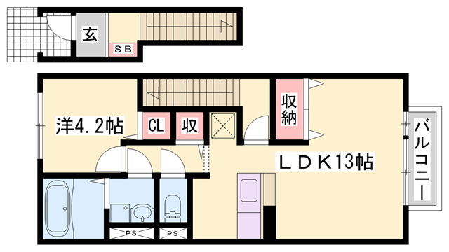 物件間取画像