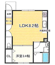 物件間取画像