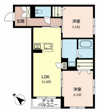 物件間取画像