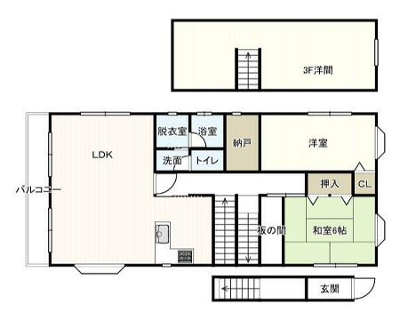 物件間取画像