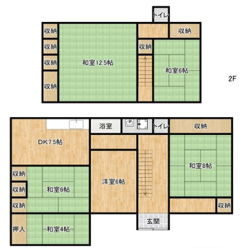 物件間取画像