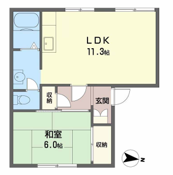 物件間取画像