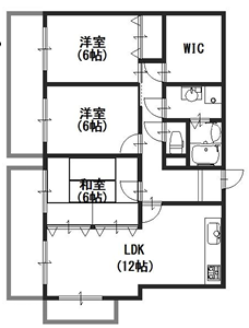 物件間取画像