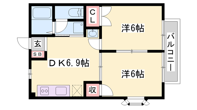 物件間取画像