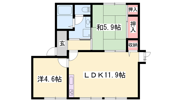 物件間取画像