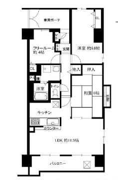 物件間取画像