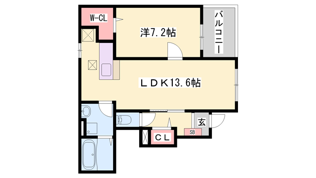 物件間取画像