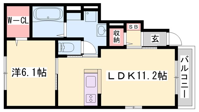 物件間取画像